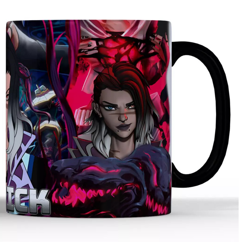 CANECA FADE DEMON OF VALORANT