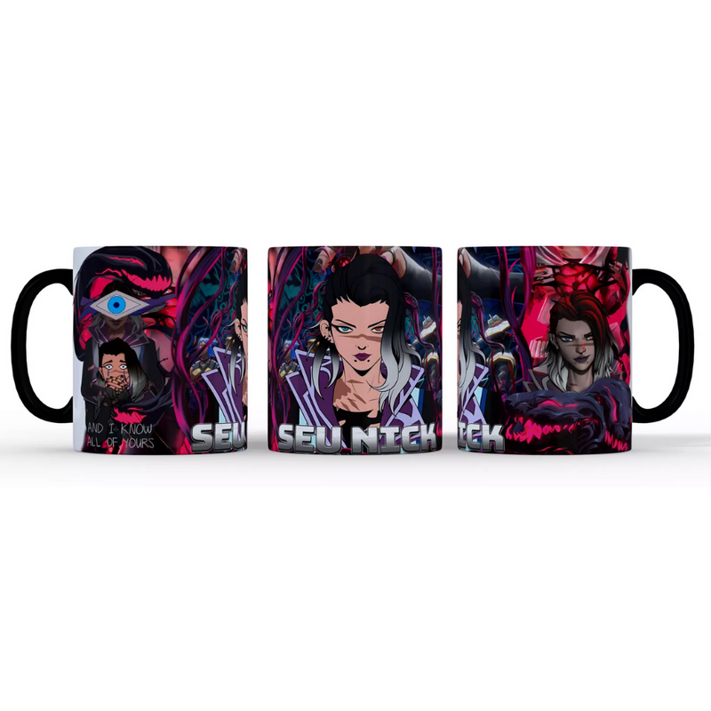 CANECA FADE DEMON OF VALORANT