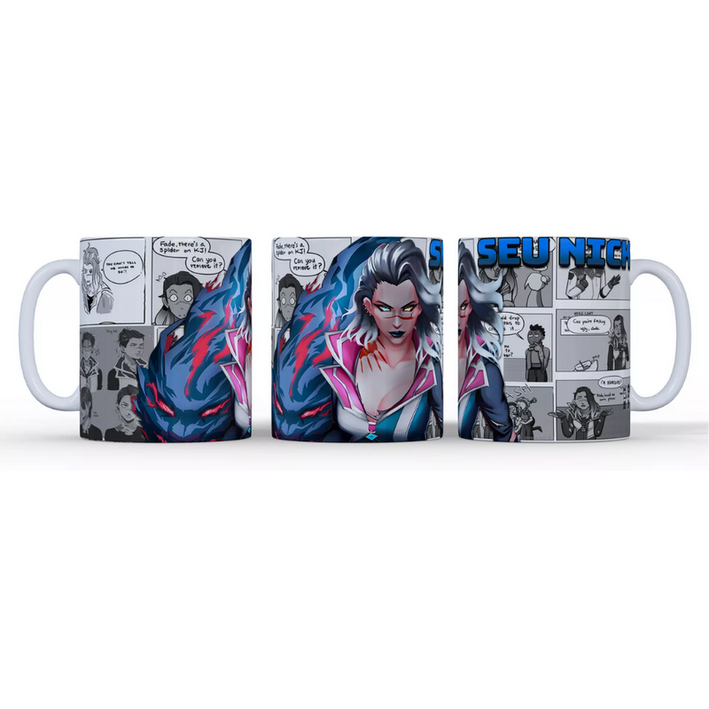 CANECA FADE QUADRINHOS SOMBRIOS