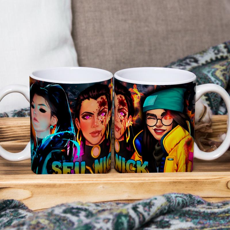 CANECA BLOOD QUEENS SAGE, REYNA E KILLJOY