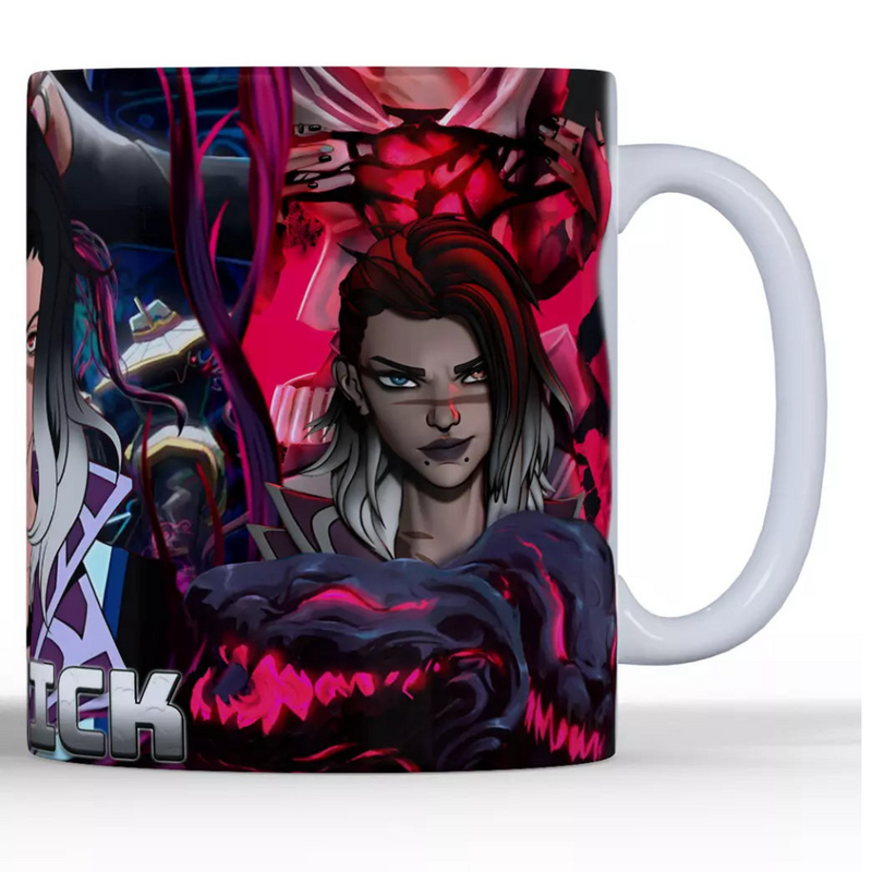 CANECA FADE DEMON OF VALORANT