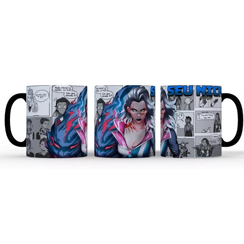 CANECA FADE QUADRINHOS SOMBRIOS