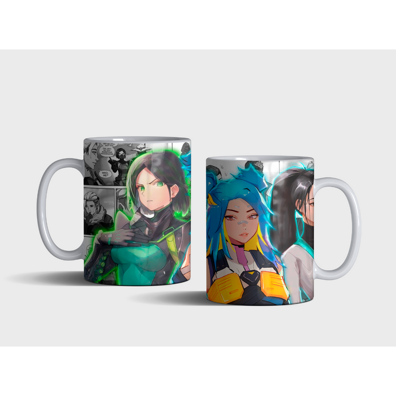 CANECA VIPER, NEON E SAGE QUADRINHOS