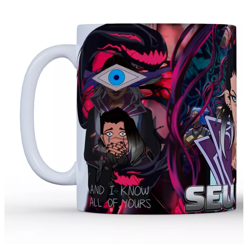 CANECA FADE DEMON OF VALORANT