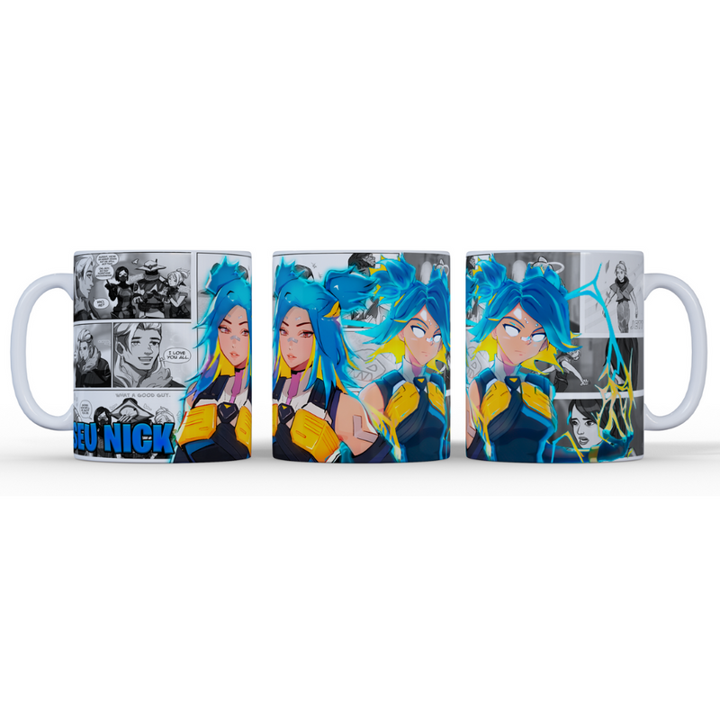 CANECA NEON'S QUADRINHOS