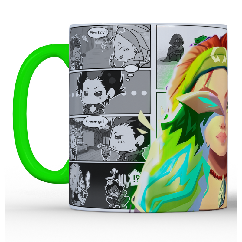 CANECA SKYE OLHOS DE PÁSSARO QUADRINHOS