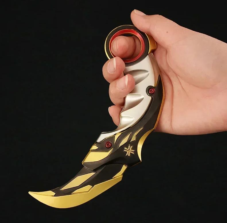 KARAMBIT CHAMPIONS EM METAL (TAMANHO REAL)