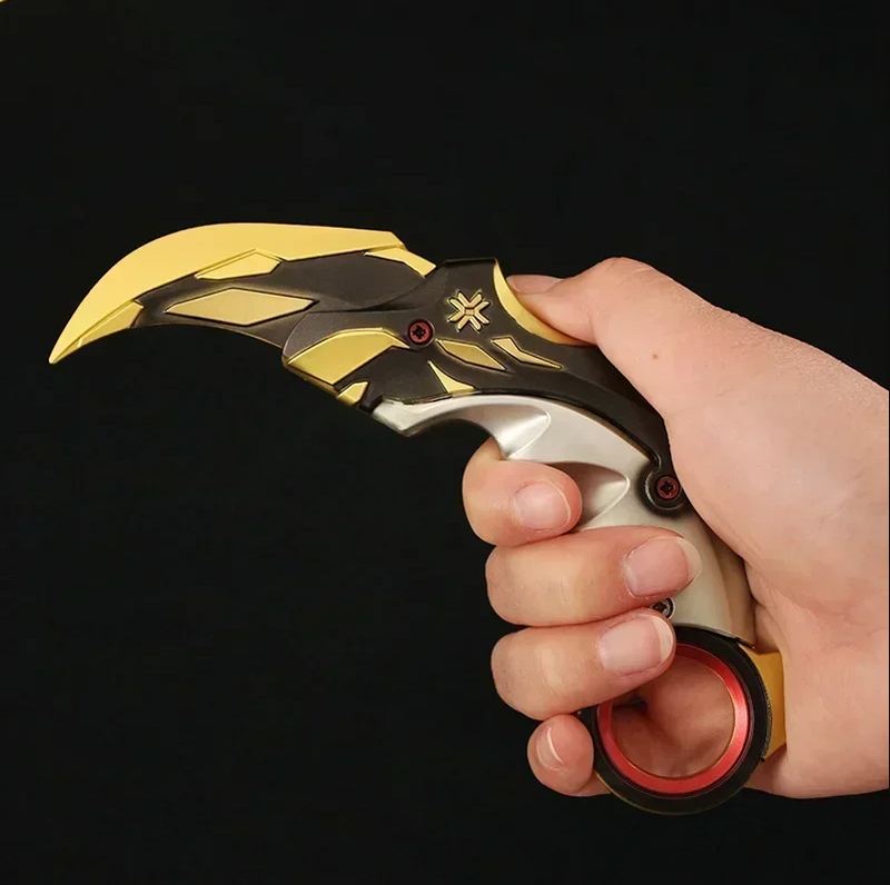 KARAMBIT CHAMPIONS EM METAL (TAMANHO REAL)