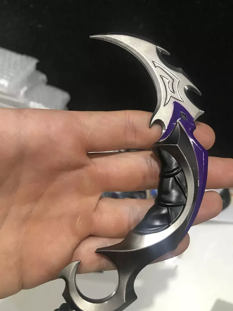 KARAMBIT SAQUEADORA LAMINA FOSCA (TAMANHO REAL)