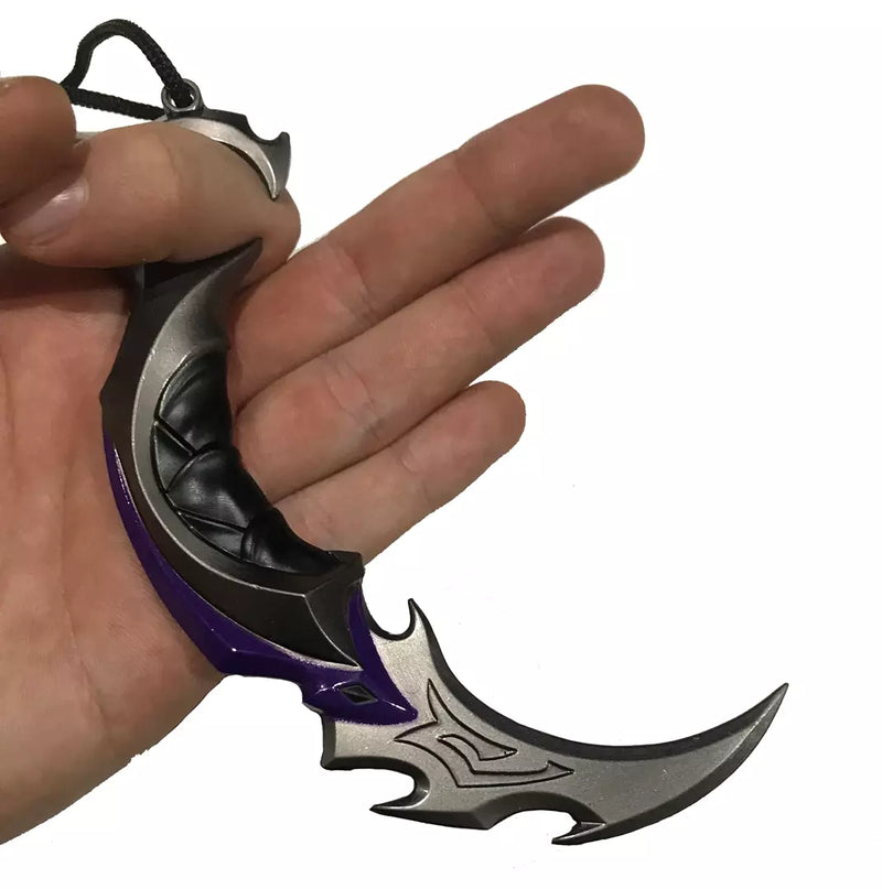 KARAMBIT SAQUEADORA LAMINA FOSCA (TAMANHO REAL)