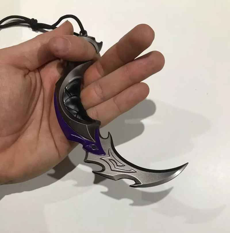 KARAMBIT SAQUEADORA LAMINA FOSCA (TAMANHO REAL)