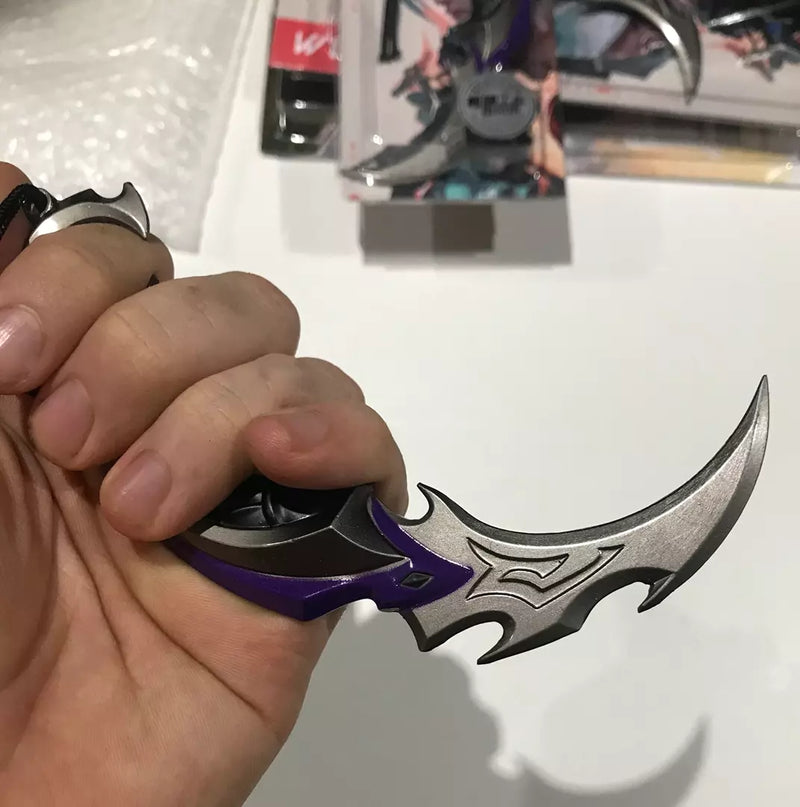 KARAMBIT SAQUEADORA LAMINA FOSCA (TAMANHO REAL)